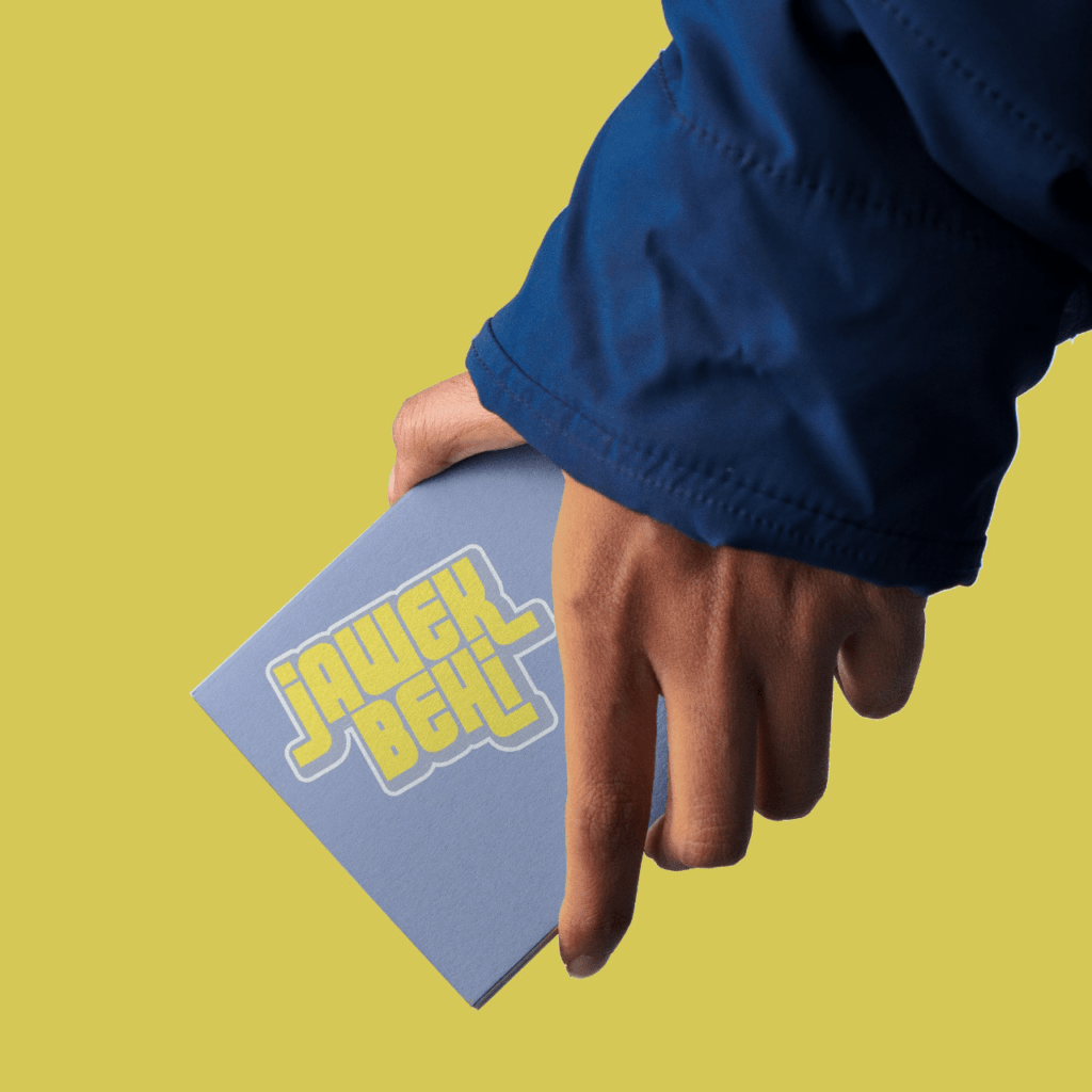 Tunisia Series Jawek Behi Sticker - Yellow